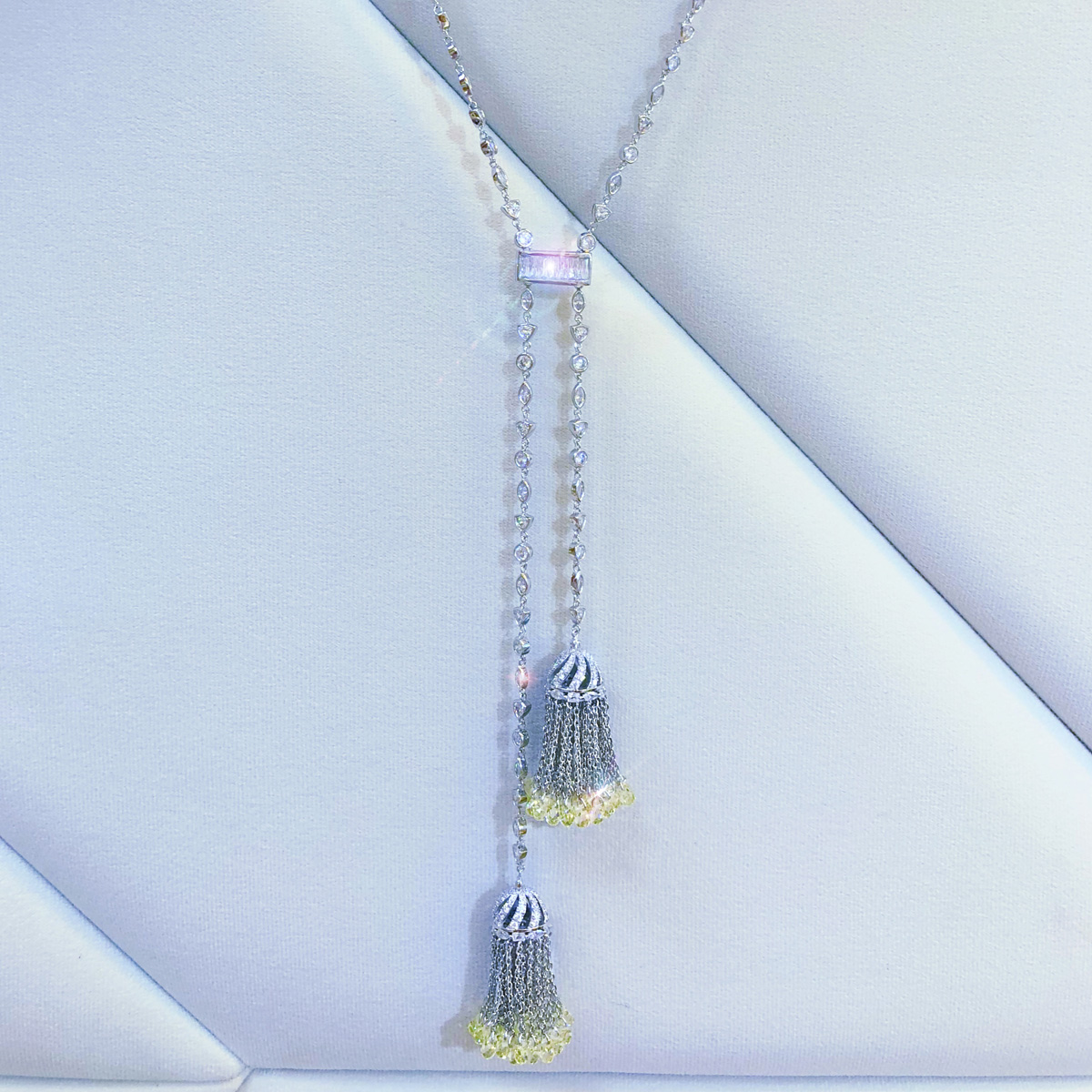 TWO Tassels Necklace TWO Tassels Necklace