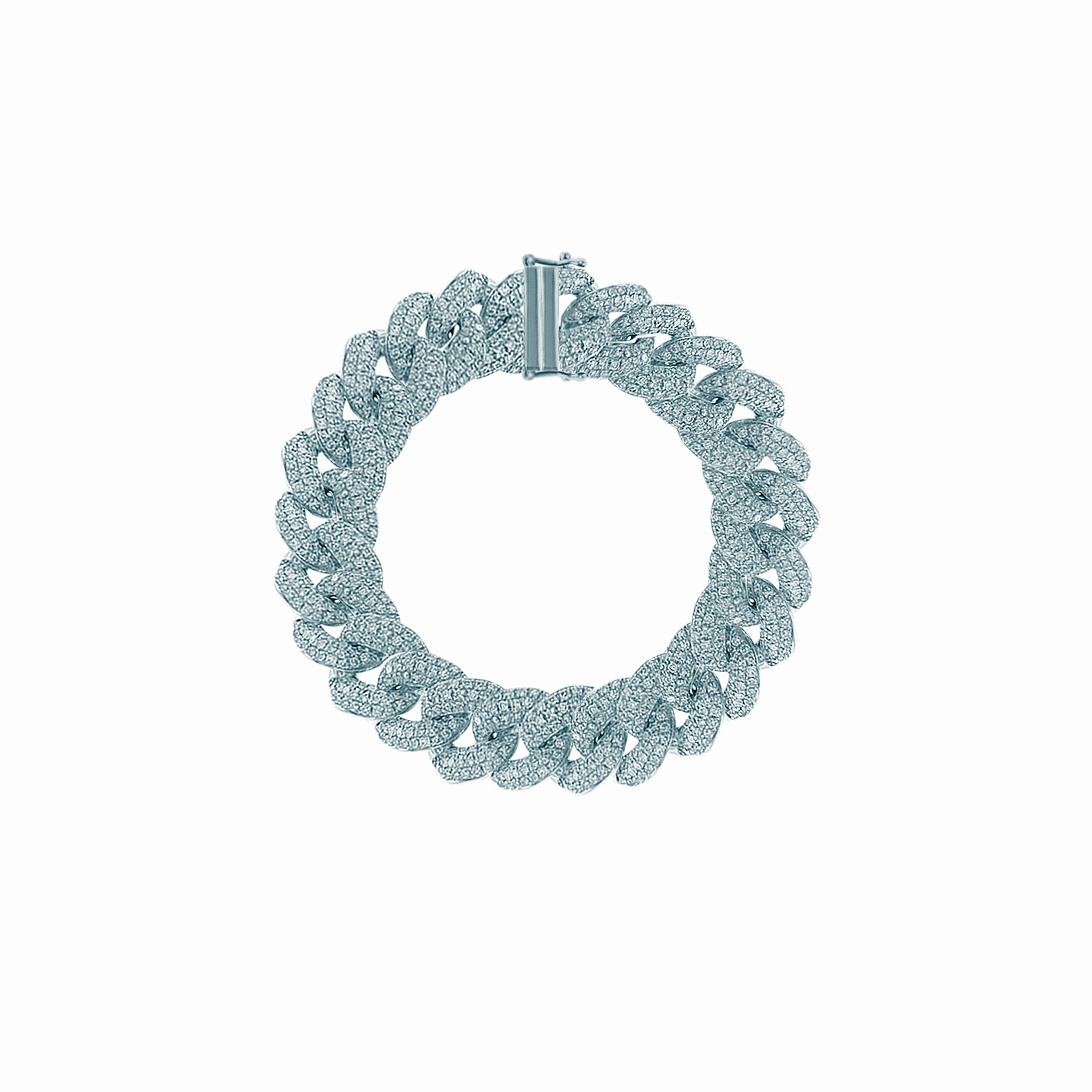 Bracelet PAVE CHAINS 12mm silver 925 KOJEWELRY™ 20001/18 Bracelet PAVE CHAINS 12mm silver 925 KOJEWELRY™ 20001/18