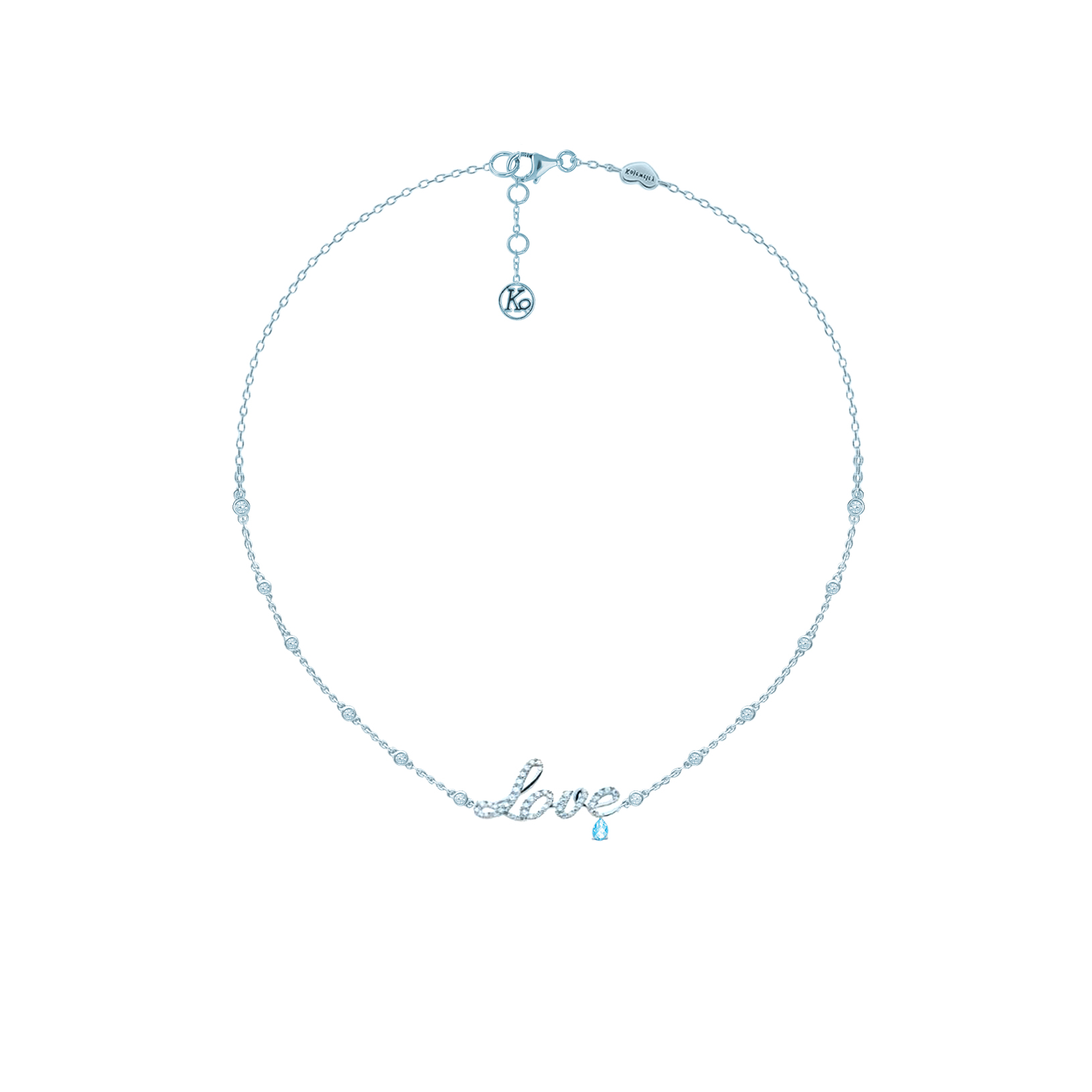 Necklace Love silver 925 KOJEWELRY 20300