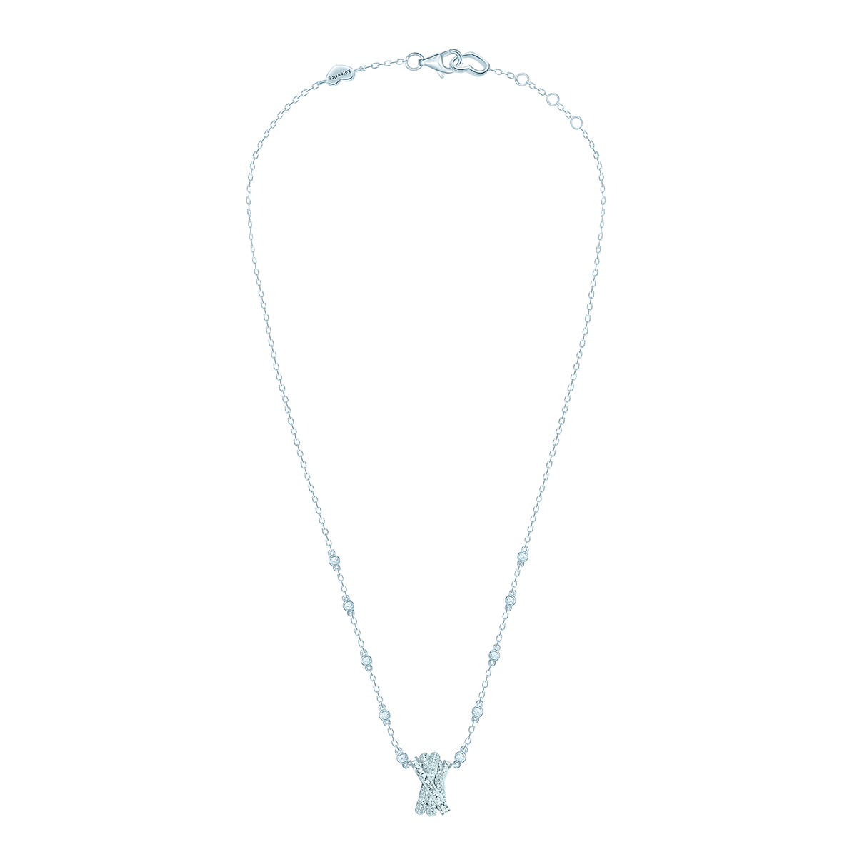 Necklace WEAVE silver 925 KOJEWELRY 610249
